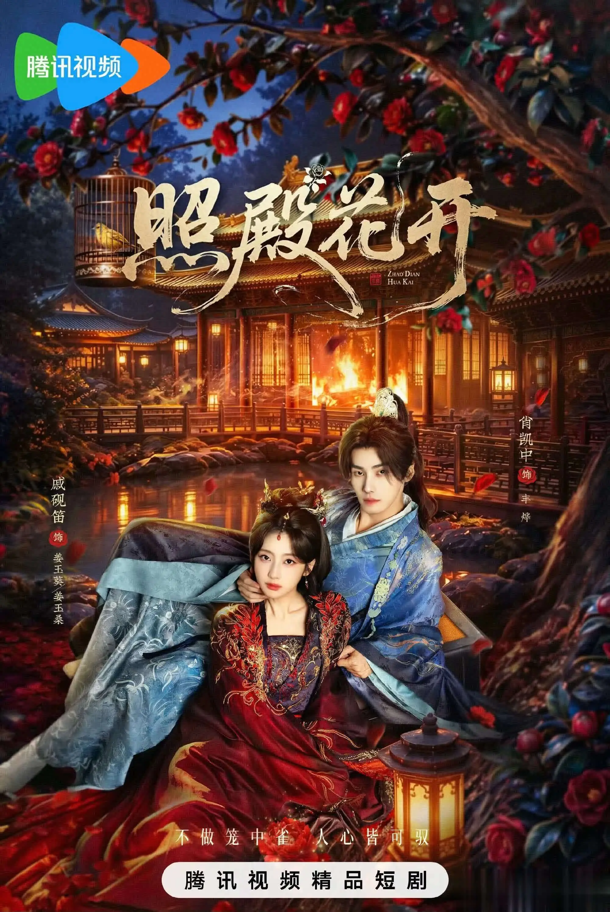 照殿花开开播爆火 首日热度15403 登顶腾讯短剧热搜榜TOP1