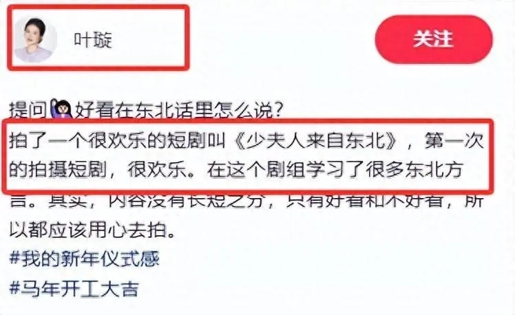 爆款短剧《少夫人来自东北》热度破亿：叶璇演技炸裂+爽点拆解