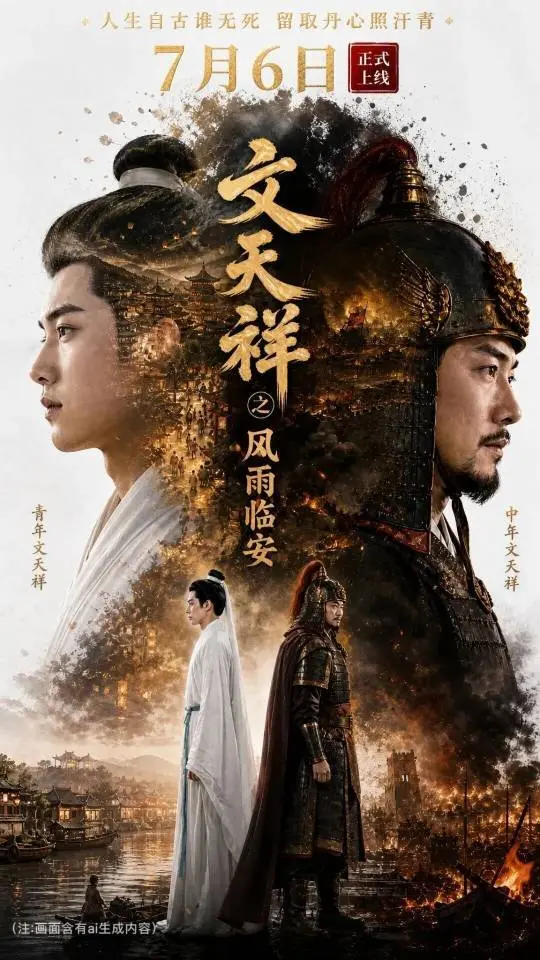 首部AI历史短剧《文天祥之风雨临安》三大平台同步上线，传承庐陵忠义