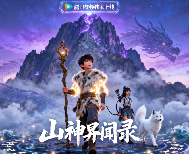 奇幻冒险爆款短剧《山神异闻录》腾讯视频独家上线，剧情高能引期待